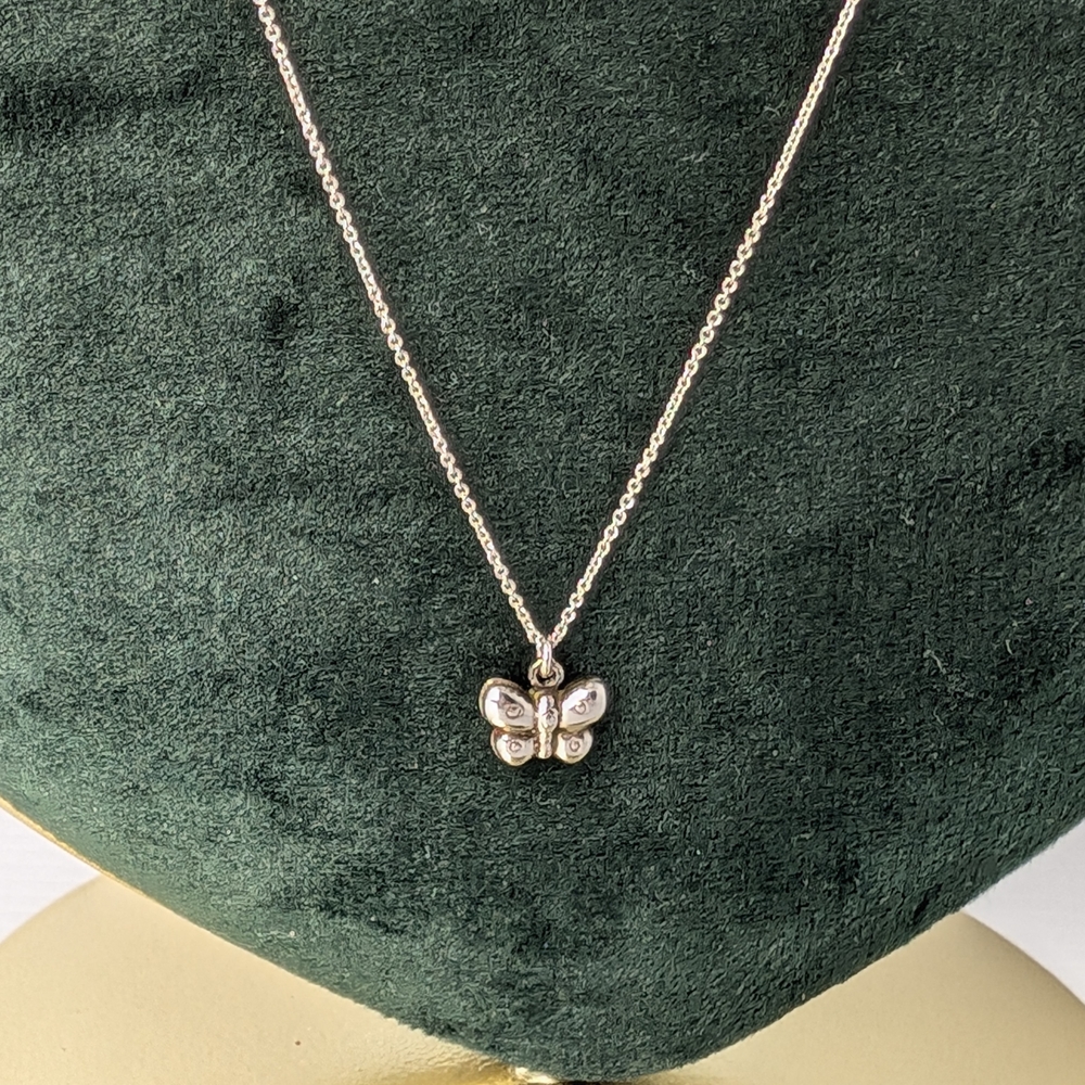 Butterfly Silver 925 Pendant Necklace